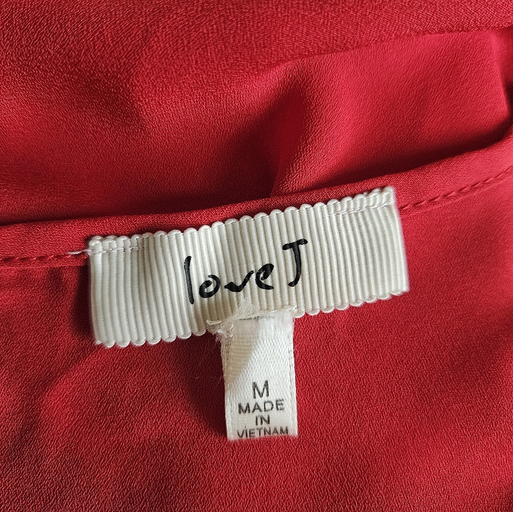 Red Women's Top - Picture 5 of 5